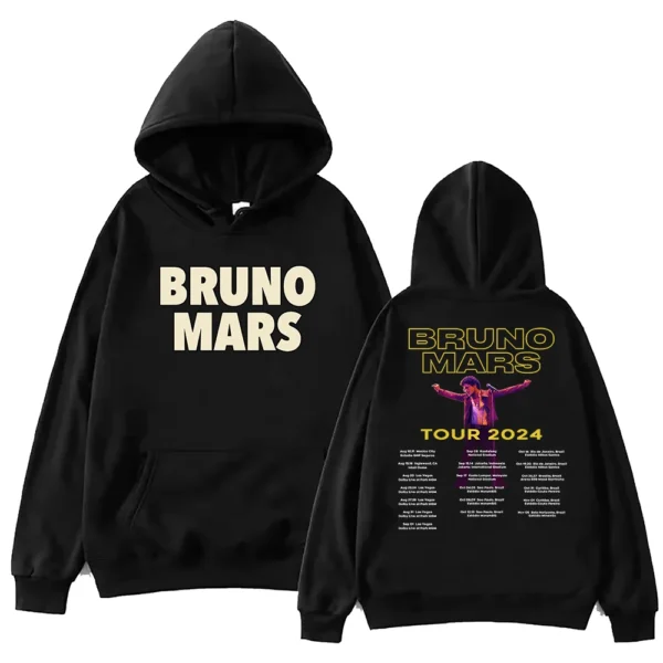 Bruno Mars Tour 2024 Hoodie