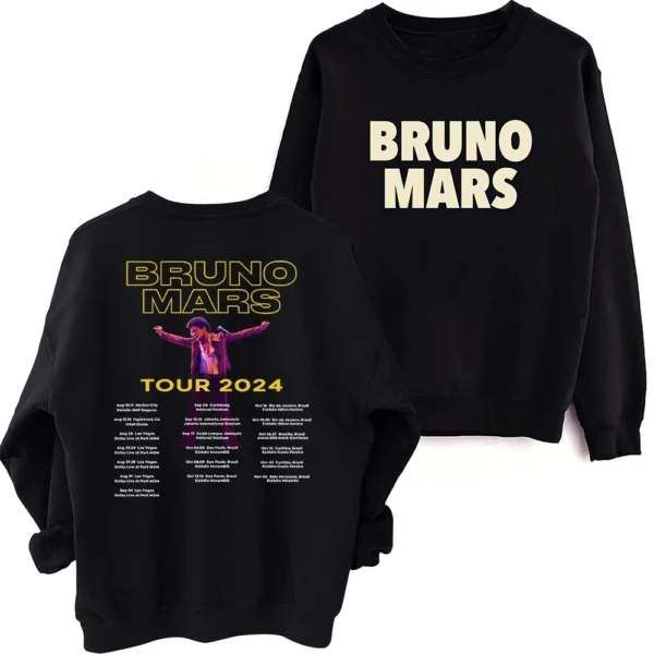 Bruno Mars Tour 2024 Sweatshirt