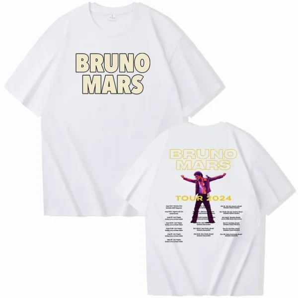 Bruno Mars Tour 2024 T-shirt