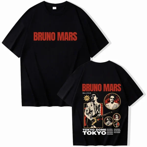 Bruno Mars WORLD Tour 2024 T-shirt