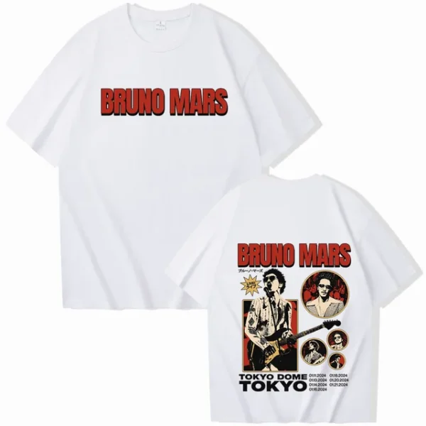 Bruno Mars WORLD Tour 2024 T-shirt