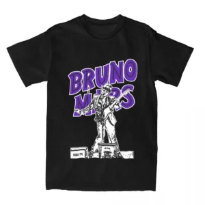 Novelty Bruno Mars Funk Punk Music T-Shirt