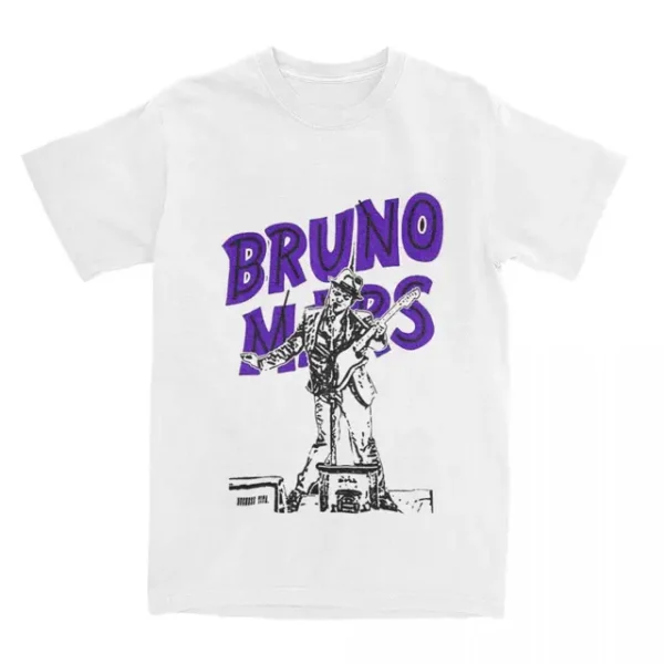 Novelty Bruno Mars Funk Punk Music T-Shirt