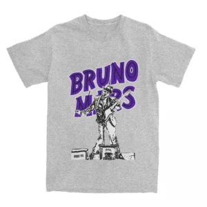 Novelty Bruno Mars Funk Punk Music T-Shirt