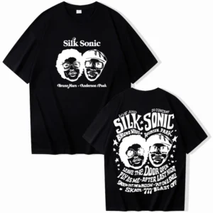 Silk Sonic Tshirt Bruno Mars 24K MAGIC Tour