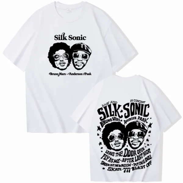 Silk Sonic Tshirt Bruno Mars 24K MAGIC Tour